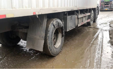 湖北襄陽(yáng)物流快件295/80R22.5-LM216使用案例